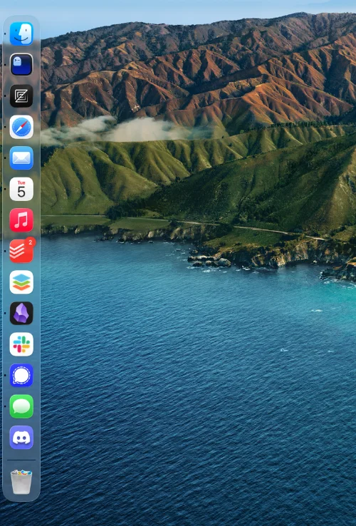 Screenshot of a macOS dock.